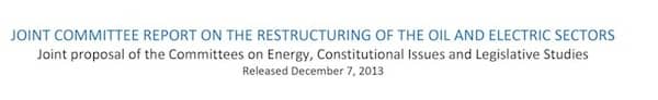 Joint Committee on Mexican Energy Reform
